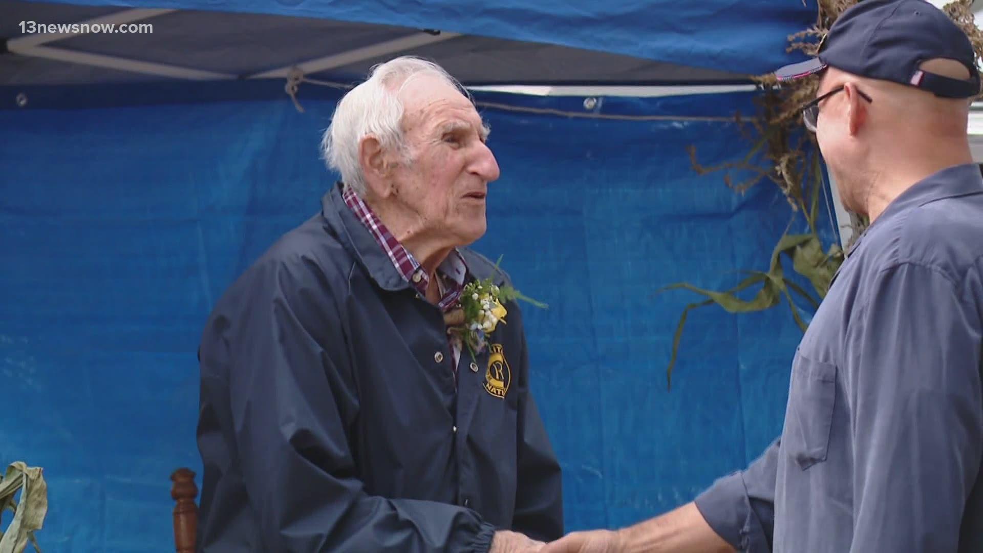 Edward Vincek is a farmer, turned corporal in the Marines, surviving WWII and now 96 years young.