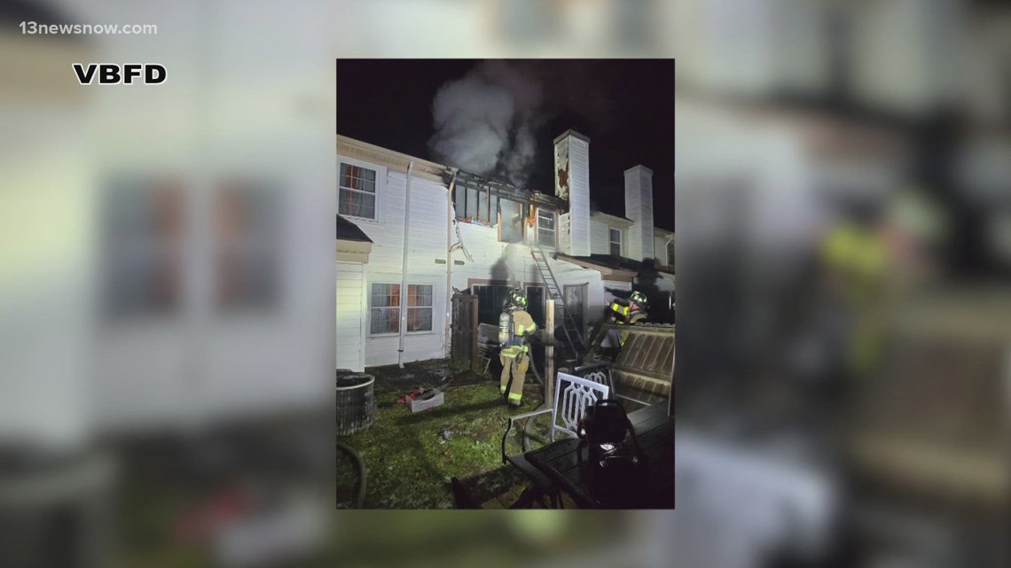 1 displaced after Virginia Beach townhouse fire | 13newsnow.com