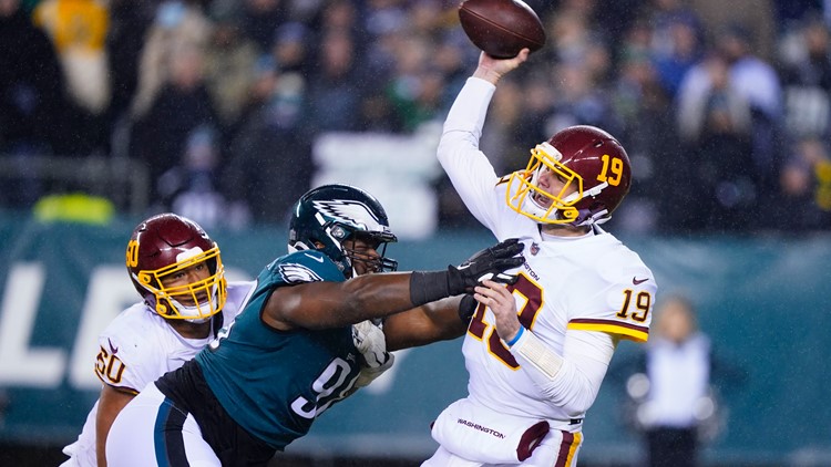 Depleted Washington beaten by Eagles 27-17