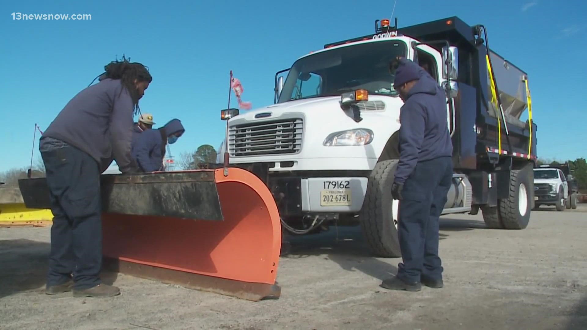 City leaders say they're preparing for it all. Crews are dusting off their snow equipment.