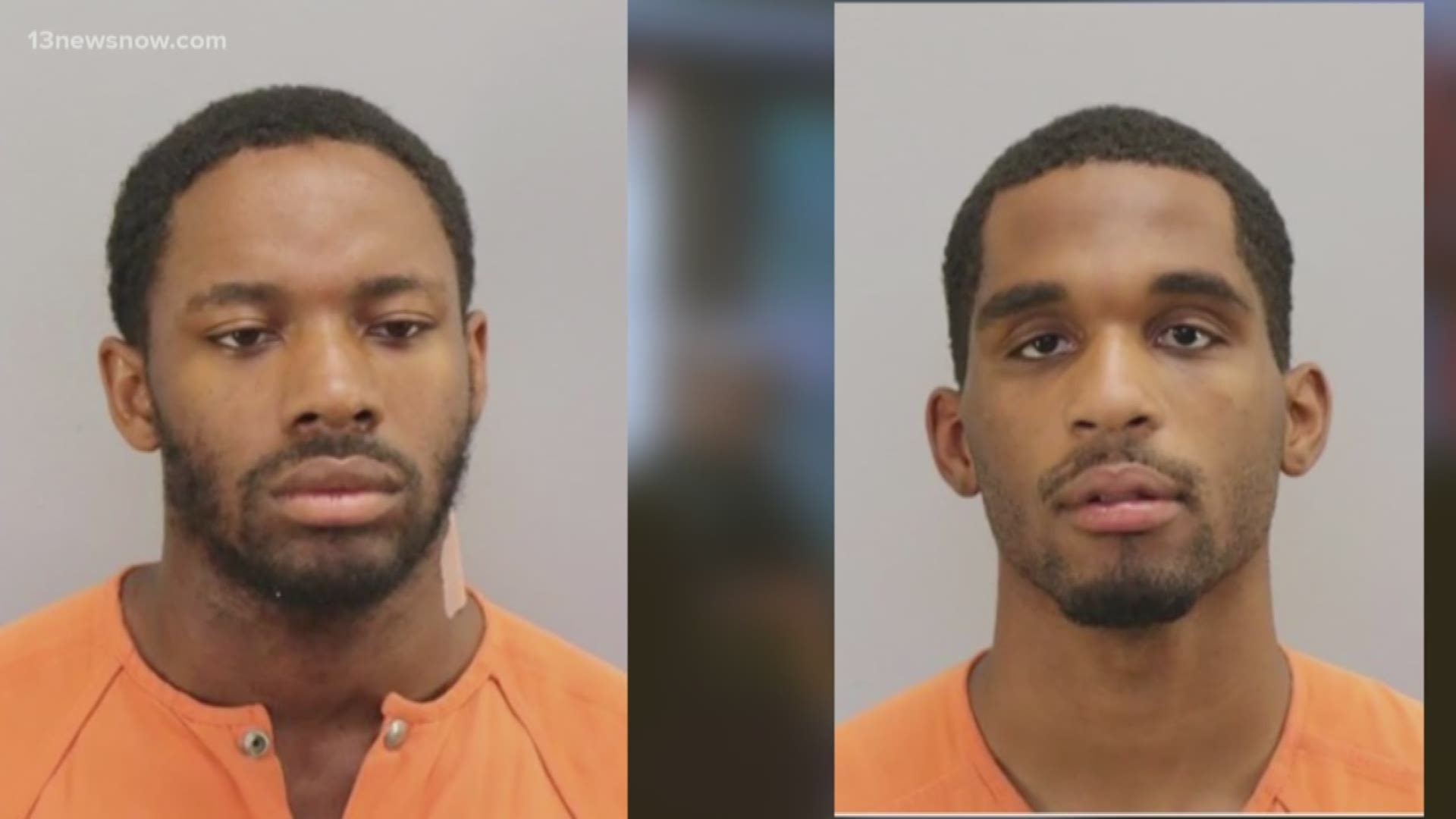 Norfolk police said the 7-Eleven robberies in Norfolk early Thursday morning are connected to the robbery turned shooting in Virginia Beach. Ronald Lee Brookins Jr. and Deric Breon Simons are facing numerous charges in Virginia Beach.