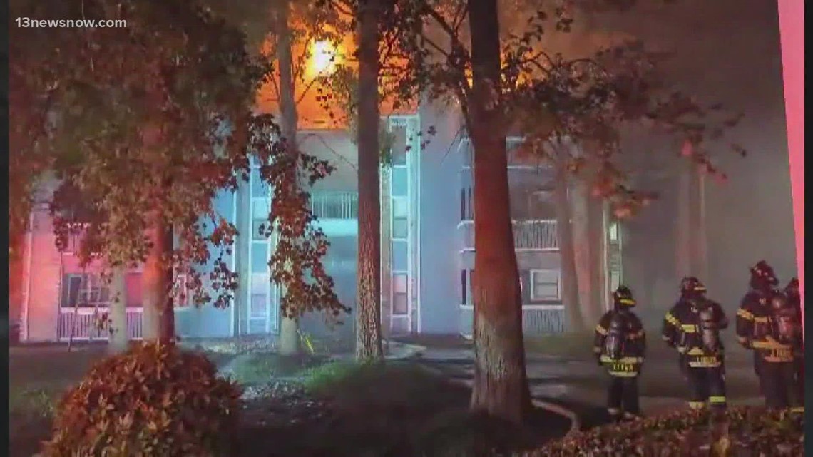 Hampton apartment fire leaves several residents, firefighters hurt
