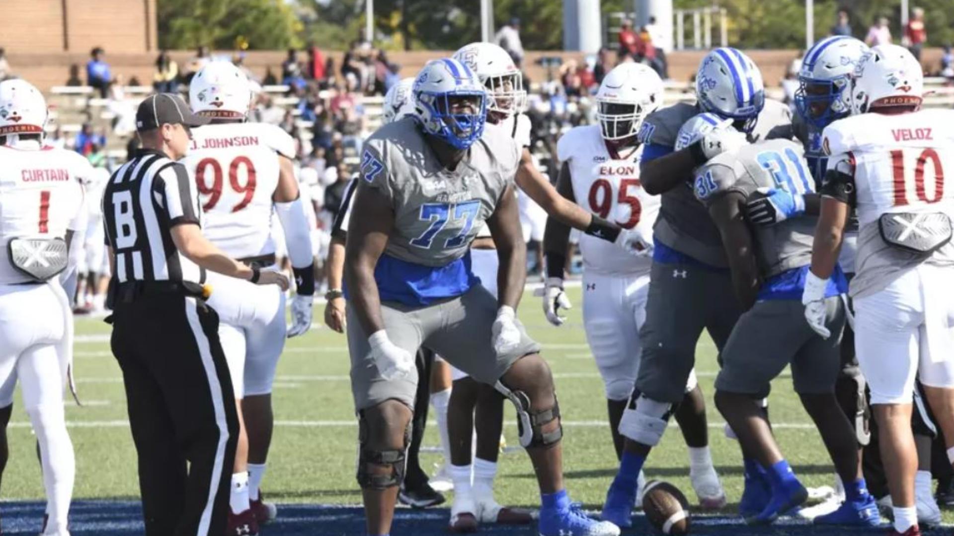 Hampton (5-3) responded on its following drive traveling 72 yards in 11 plays and reclaimed the lead for good a little more than 3 1/2 minutes later.