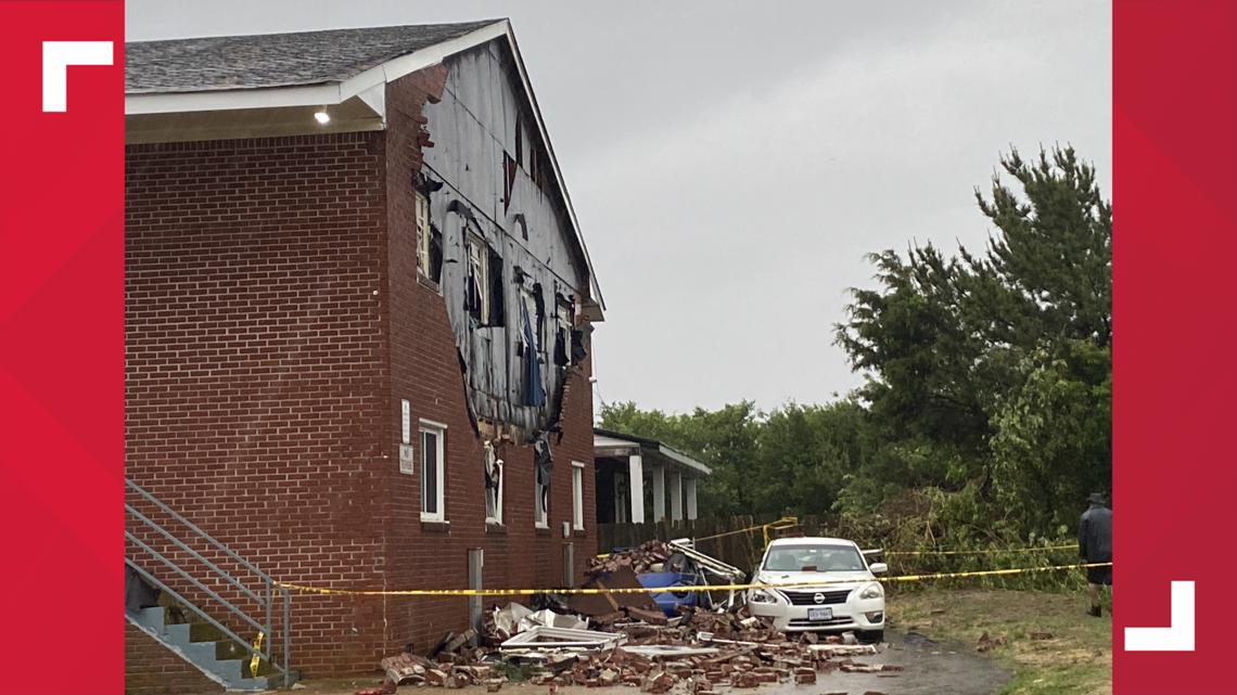Strong storms damage Ocean View apartment building | 13newsnow.com