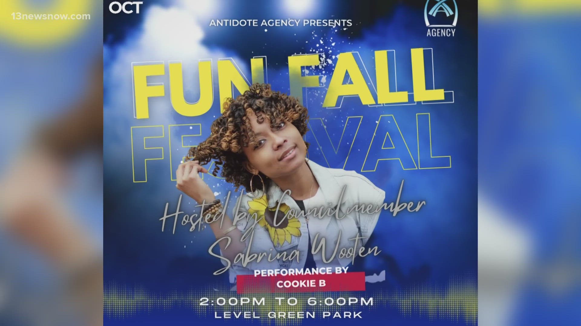 Virginia Beach Councilwoman Sabrina Wooten is hosting a fun fall festival. She said she wants to offer youth engagement and fun at the fall festival.