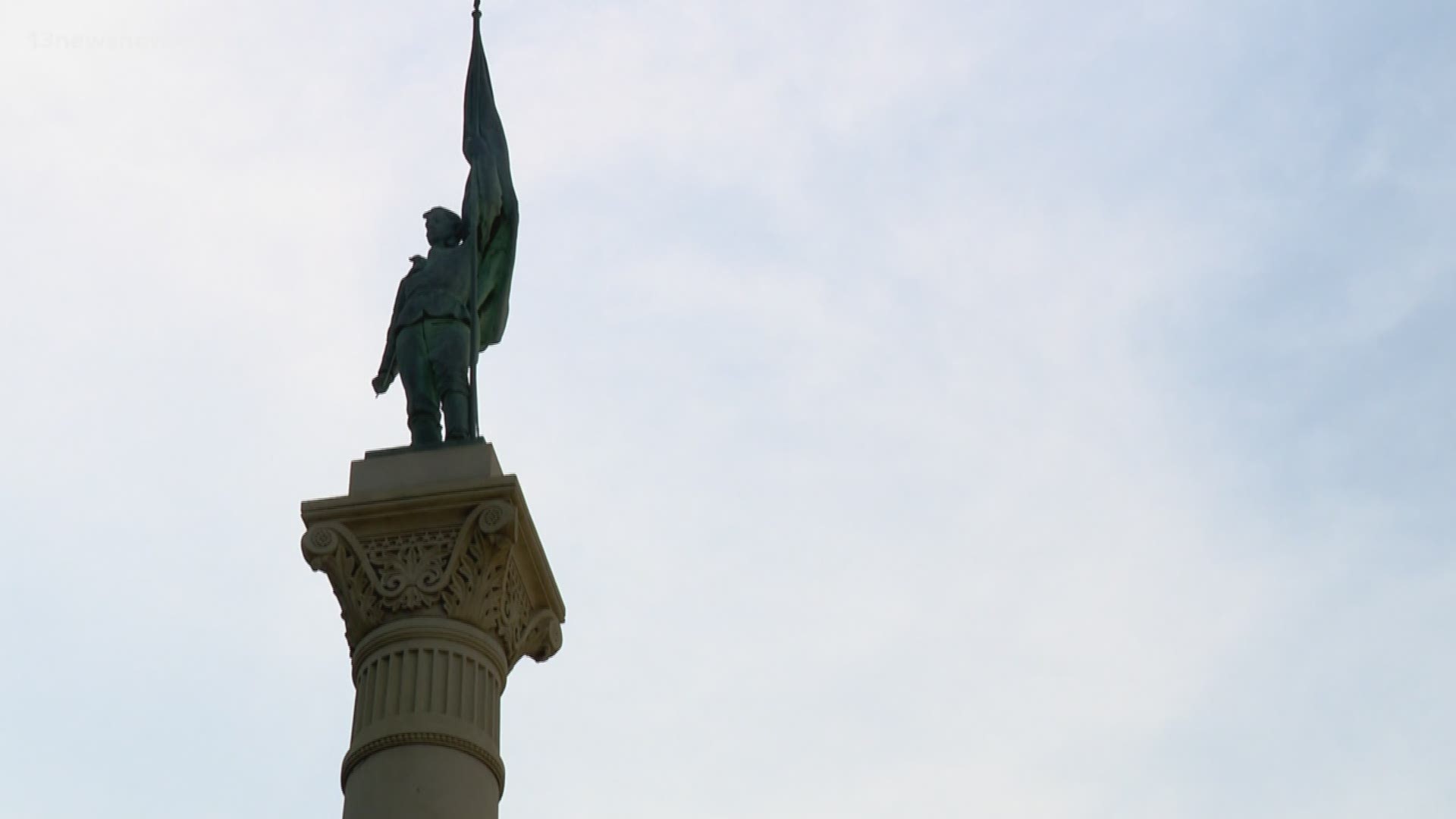 The city wants to remove the Confederate monument standing in downtown Norfolk, citing its "constitutional right to move [the monument] from where it now stands." The lawsuit challenges the state's law, named the Protection Statute, that protects monuments related to wars and battles, citing that the monument is city property and that Norfolk has a constitutional right to control who can tamper with it or move it from where it stands.