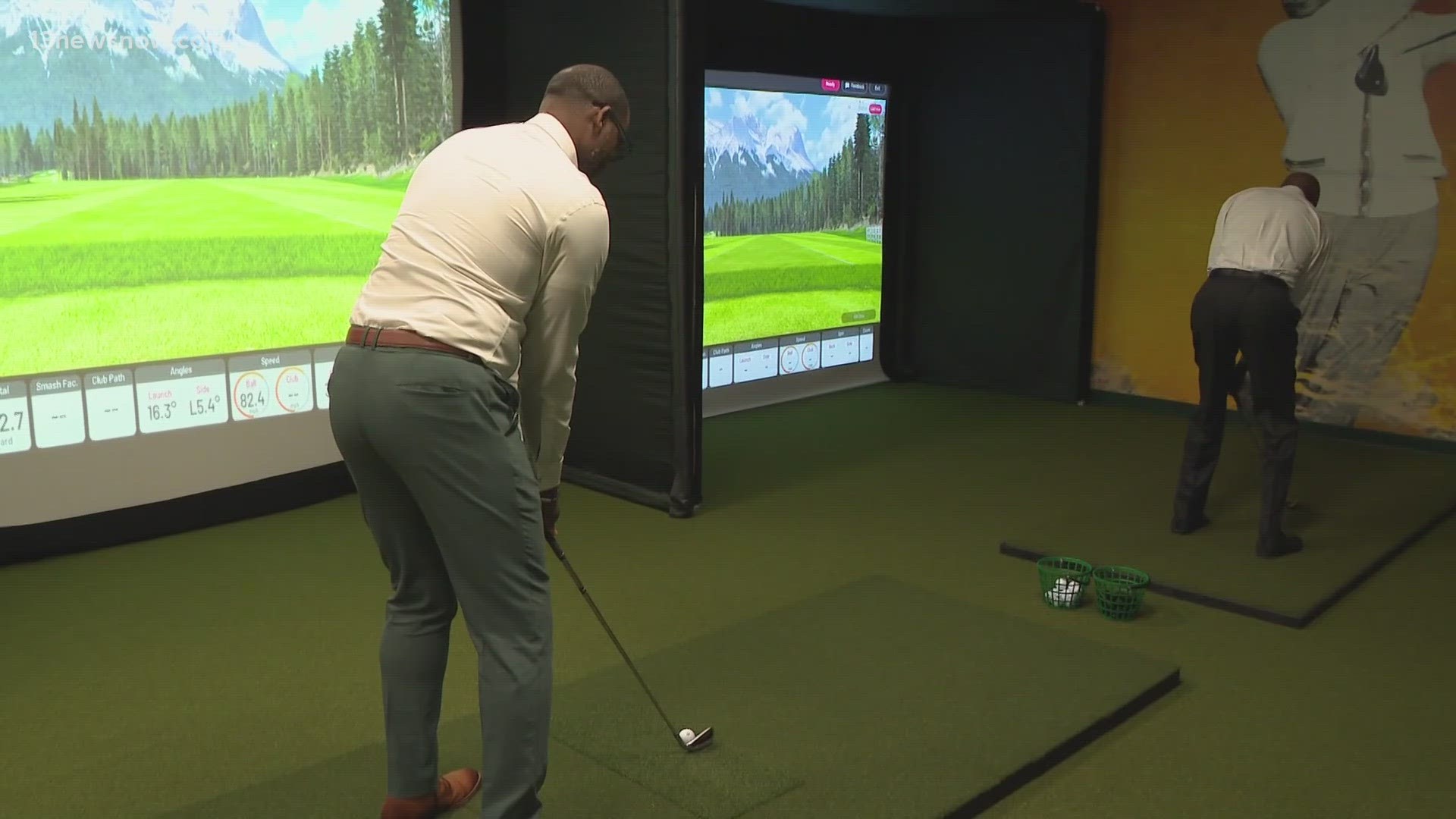 Norfolk State adds high tech golf simulator to athletic center
