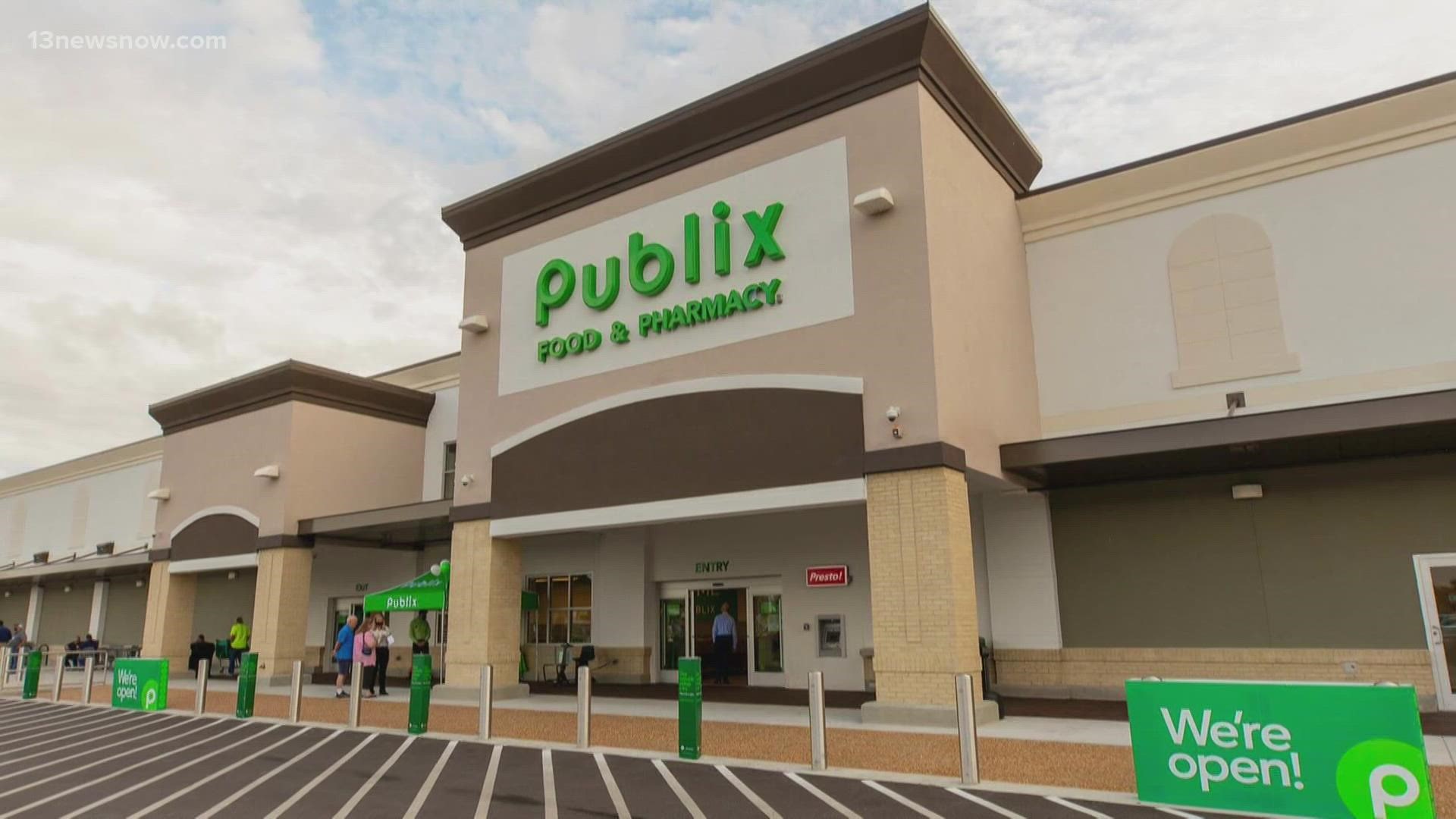 "We are pleased to announce that Publix Super Markets has executed a lease on a new store location in Suffolk, VA," a Publix spokesperson said.