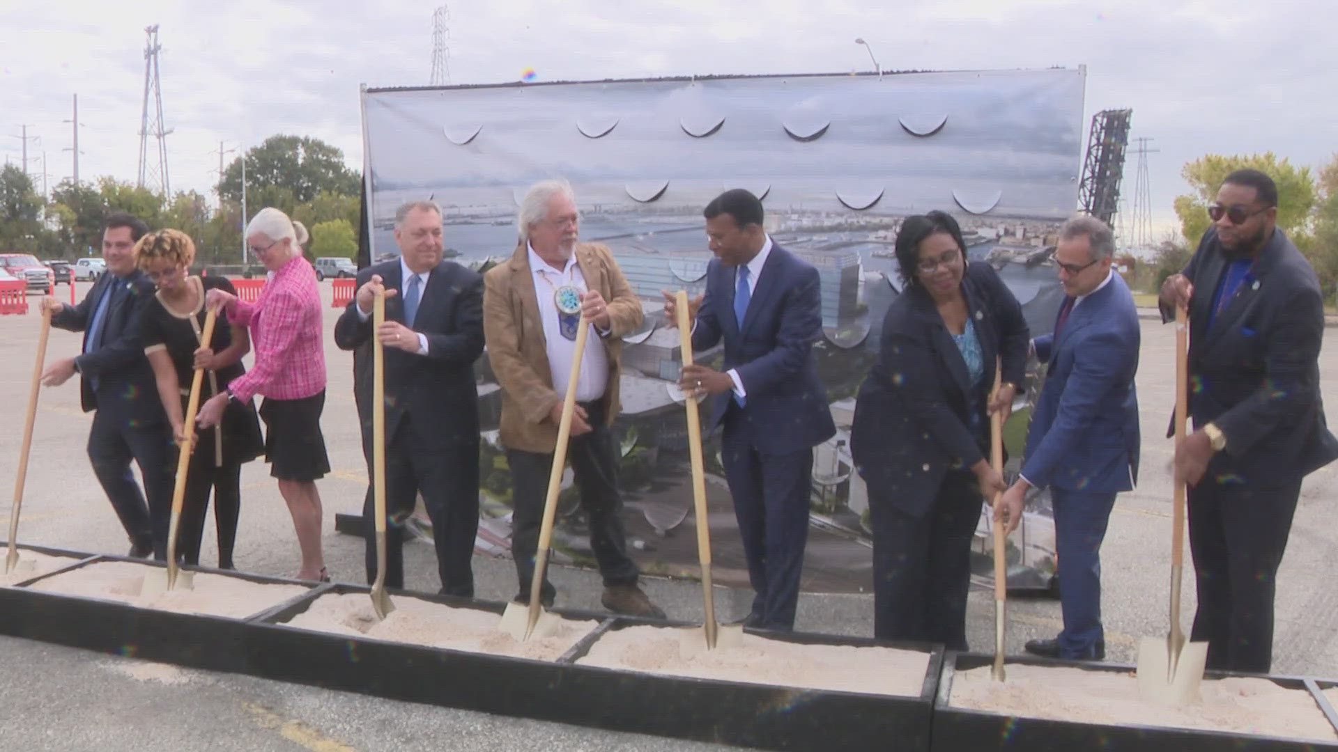 Norfolk city leadership and developers welcomed the first major milestone in the city's long awaited casino project: a groundbreaking ceremony Wednesday.