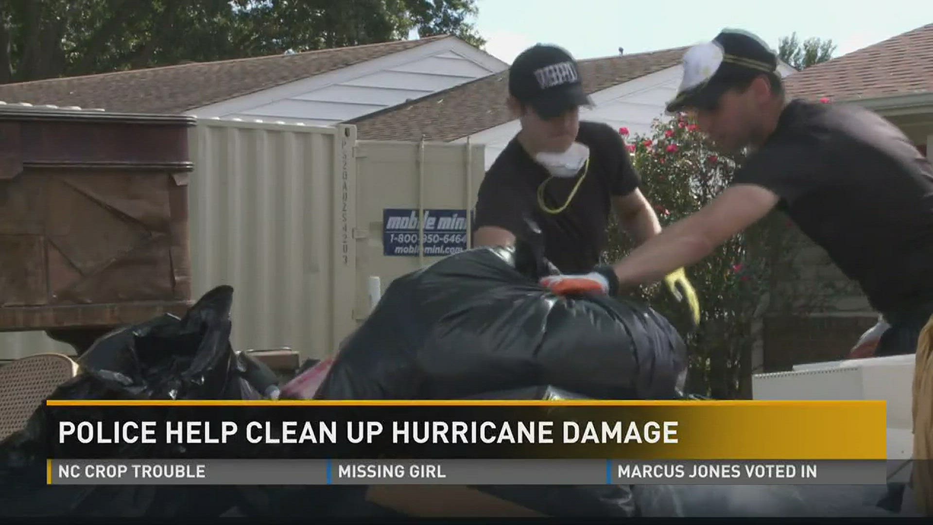 Recruits help clean up hurricane damage in Virginia Beach | 13newsnow.com