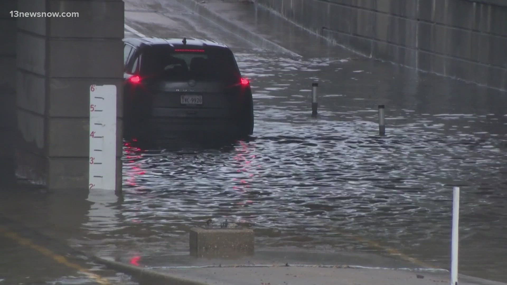 There is heavy rain and storm chances for much of Hampton Roads, bringing with it a chance of flash flooding.