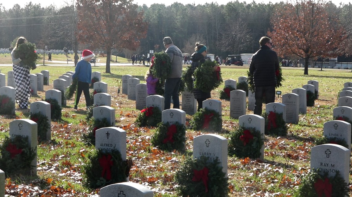 Wreaths laid at Suffolk's Albert G. Horton Jr. Memorial Cemetery ...