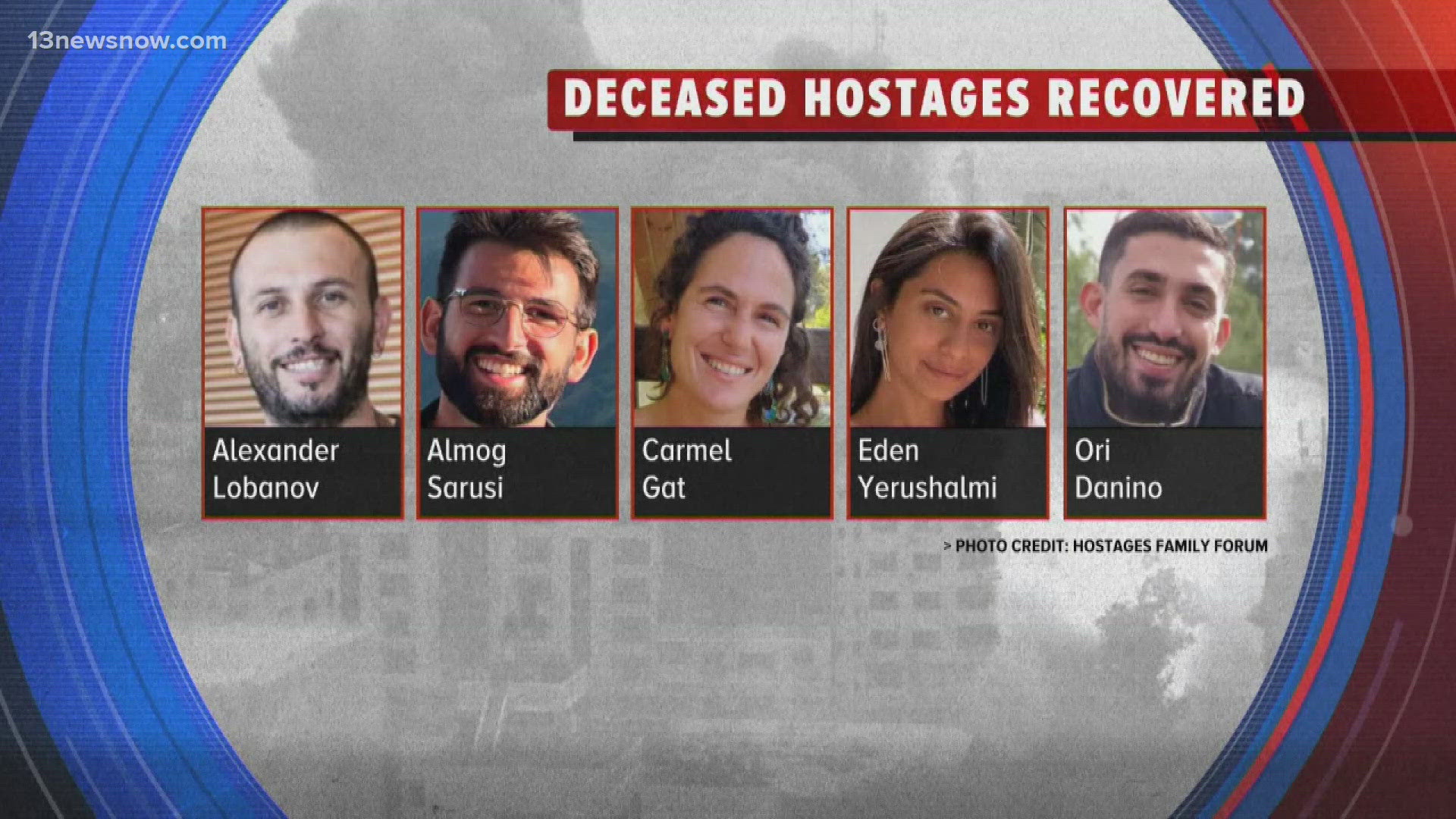 Israeli Defense Forces say they've recovered the bodies of six more hostages in Gaza.