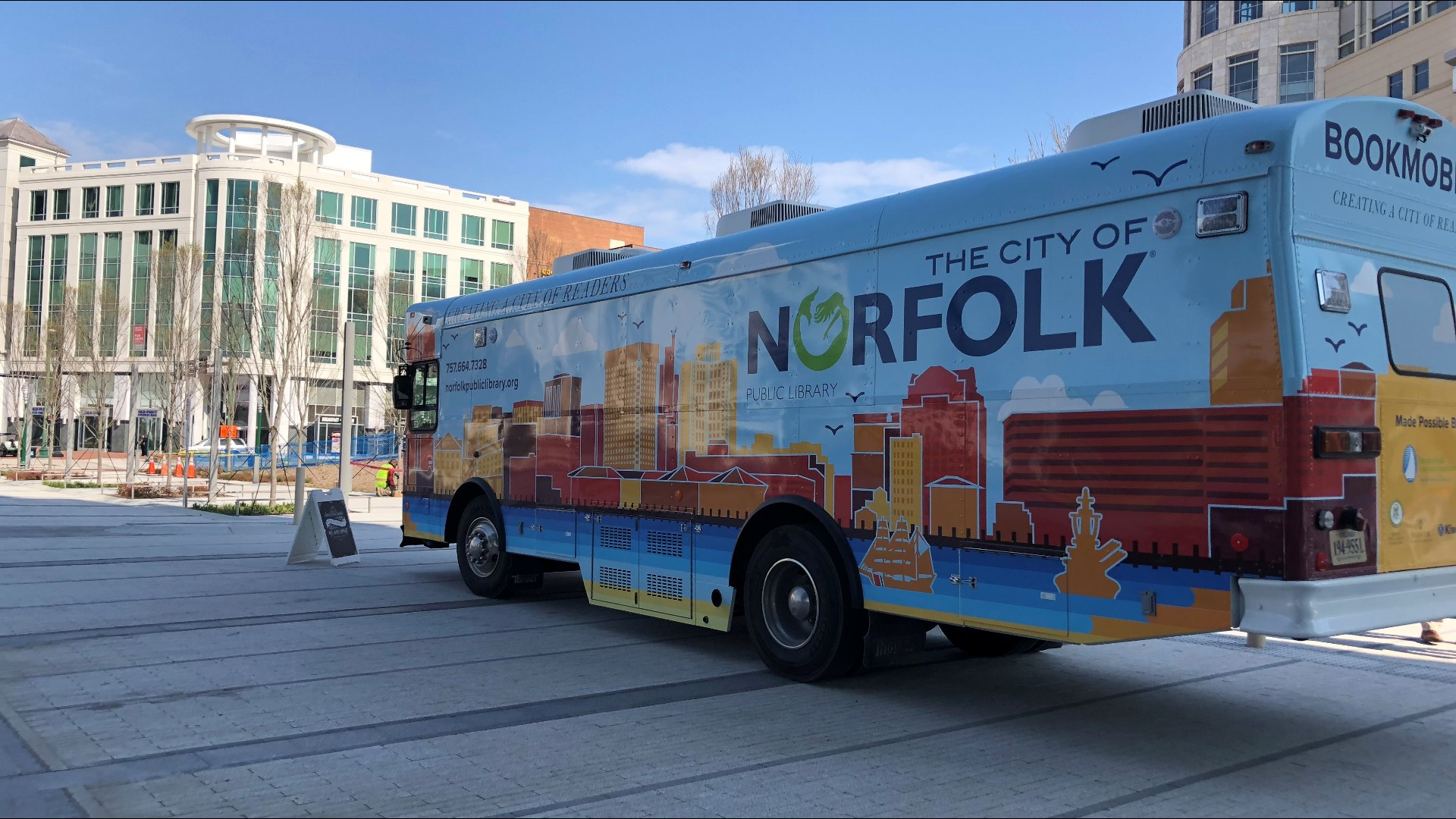 Norfolk's Bookmobile is hitting the streets for National Bookmobile Day