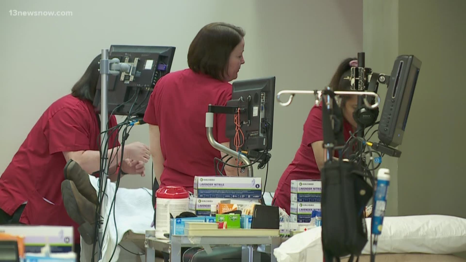 Many blood drives have been canceled along with events after coronavirus guidelines mandated social distancing - but the Red Cross said it still needs blood.