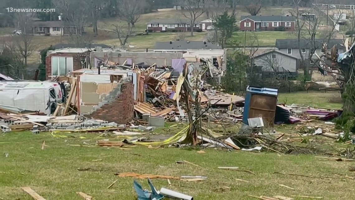 Damage left behind by weekend storms in the South | 13newsnow.com