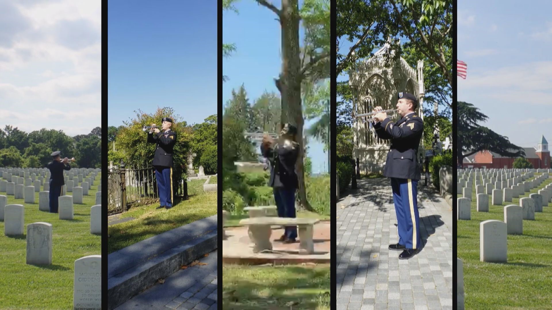 Several musicians in the US Army Training and Doctrine Command band worked together on a touching tribute for Memorial Day.