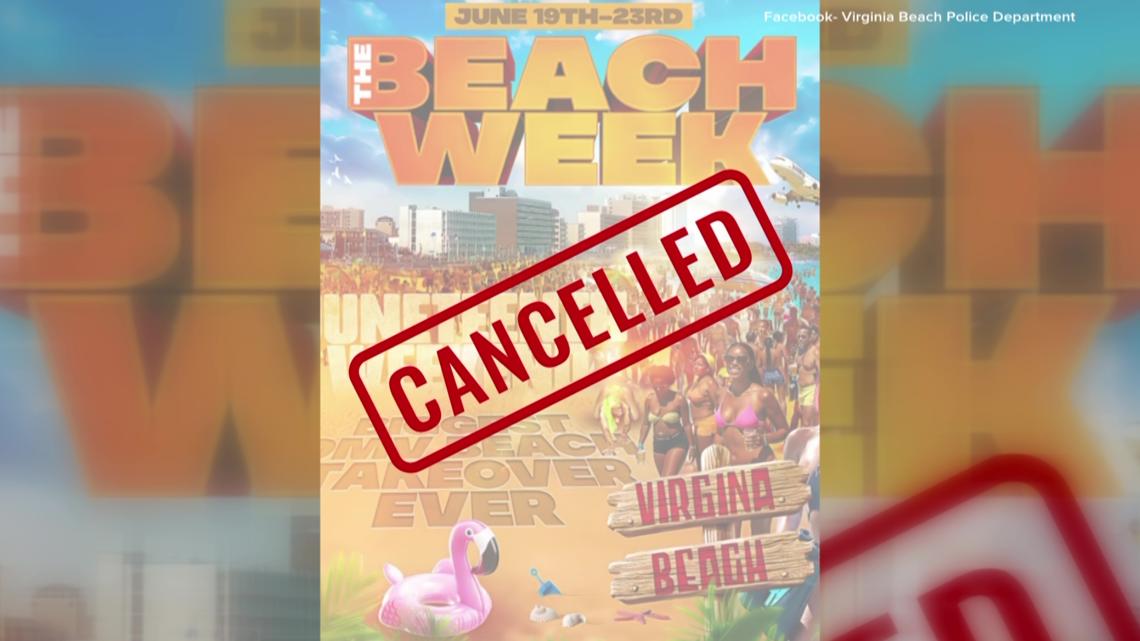 Unauthorized events planned for 'Beach Week' will not be allowed to proceed, Virginia Beach police say