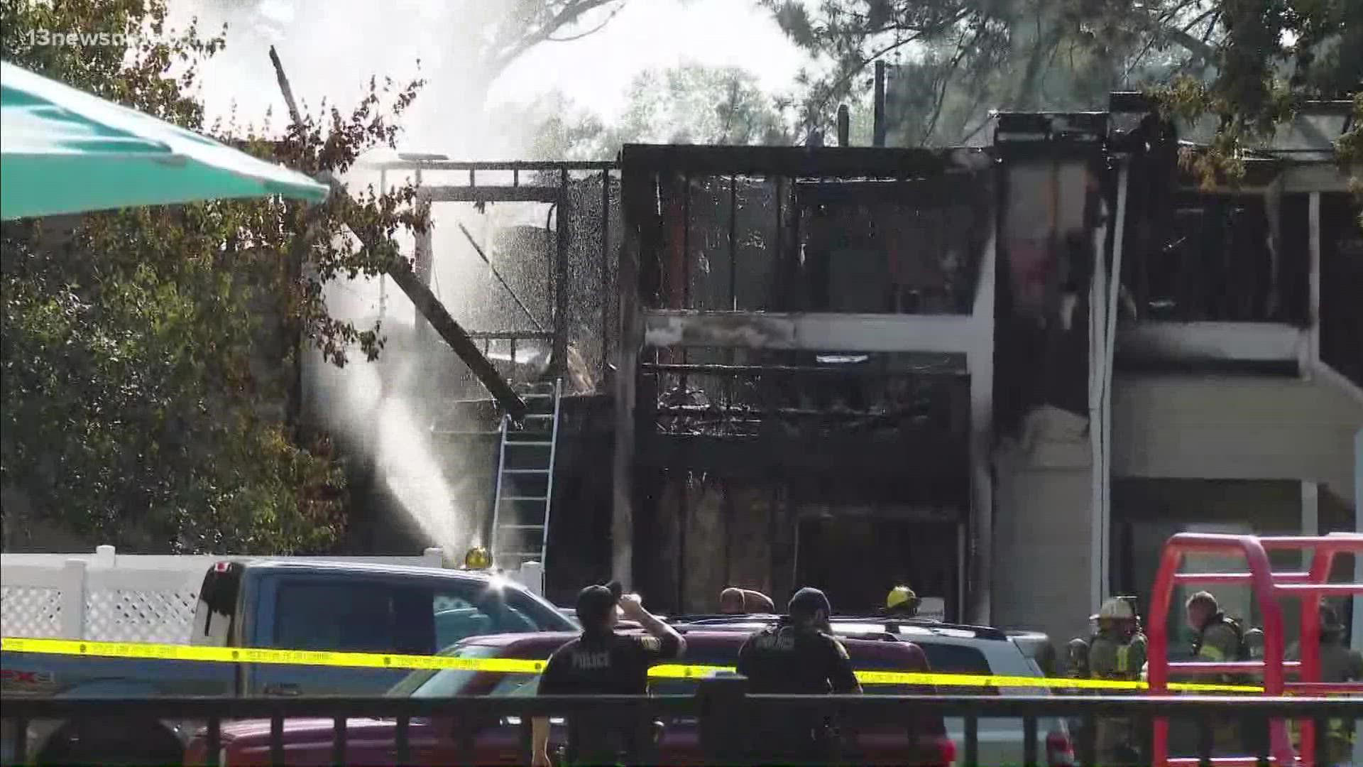 Leaders say it's too early to know what started the fire at the Indian Lakes Apartment complex.