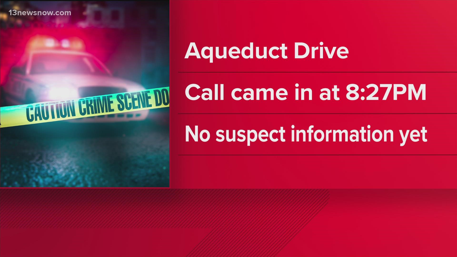 Police found the teenage boy with multiple gunshot wounds on Aqueduct Drive.