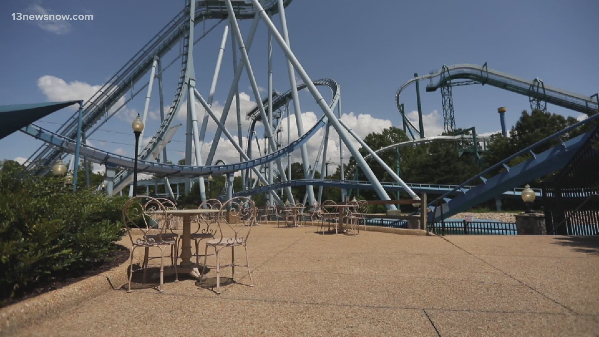This is the first time the amusement park and zoo will open during the winter months.