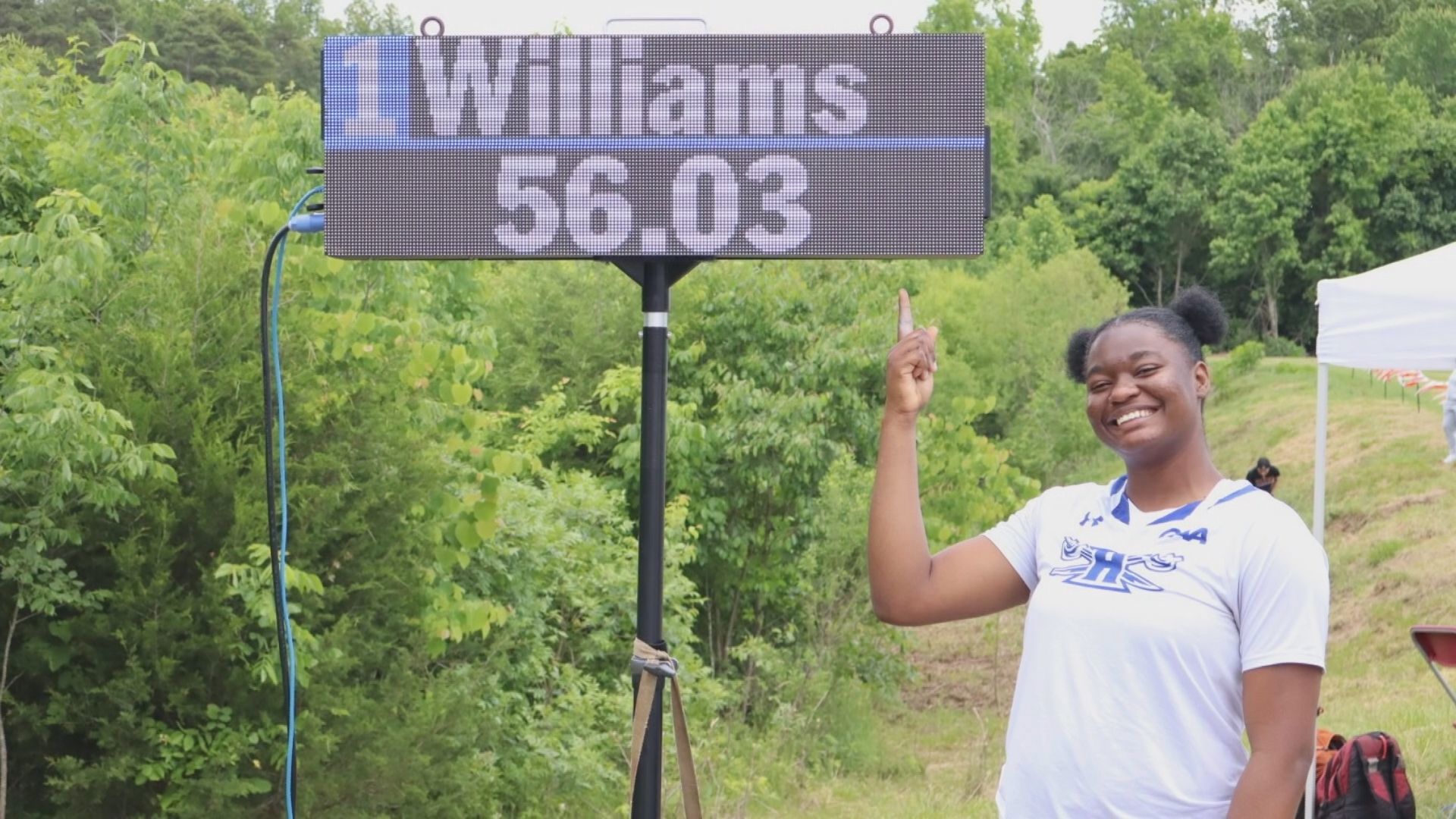 Rochele Solmon and Damali Williams have gone from Edwin Allen High School in Jamaica to Hampton University, and now to the Jamaican Olympic trials.