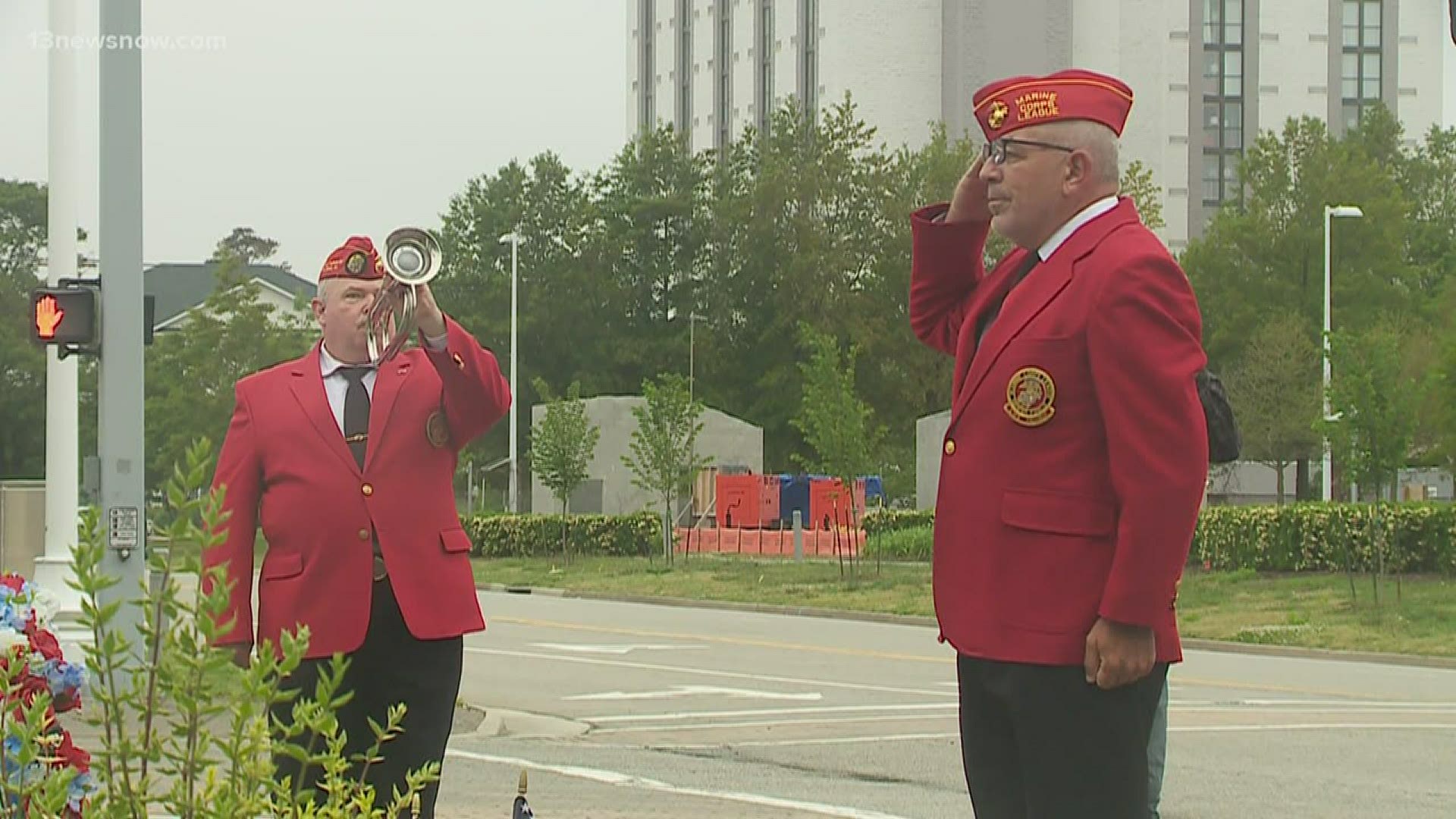 Veteran groups came out to Veterans Memorial Park to honor fallen soldiers on Memorial Day, even if coronavirus changed how this 2020's ceremony looked.