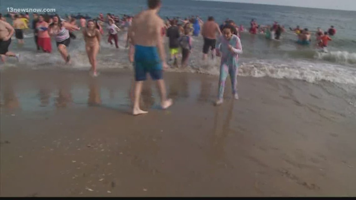 Students from across Virginia Beach take icy dip 