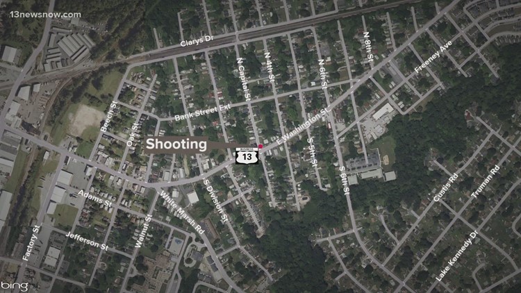 Man hurt in shooting on N. Capital Street in Suffolk