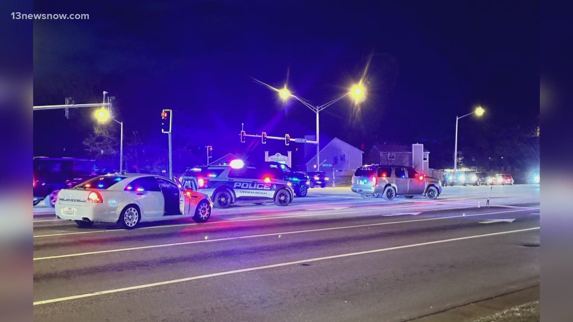 The crash happened at Princess Anne Road and Lynnhaven Parkway around 6:45 p.m. Tuesday.