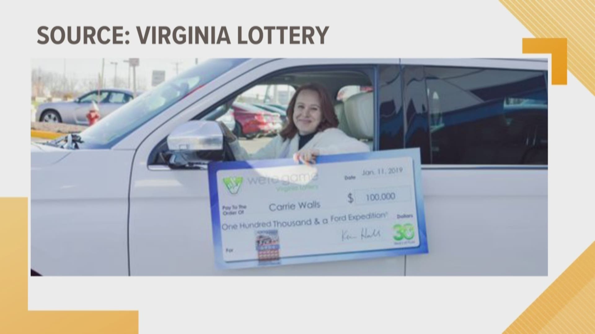 A family in Virginia impacted by the government shut down won the lottery!