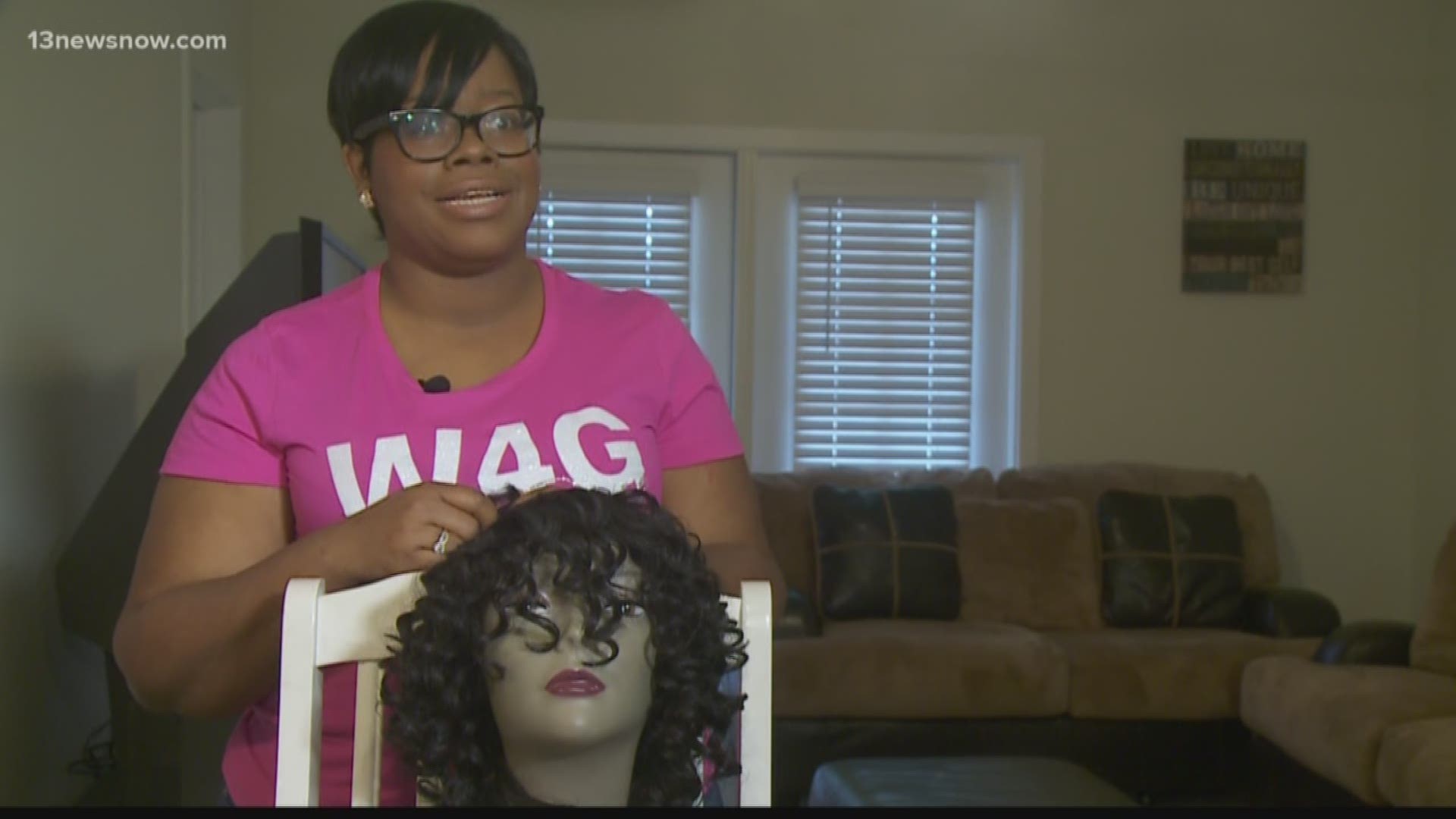 A local woman is making a difference through wig design after deciding to give back to those who have lost their hair due to illness.
