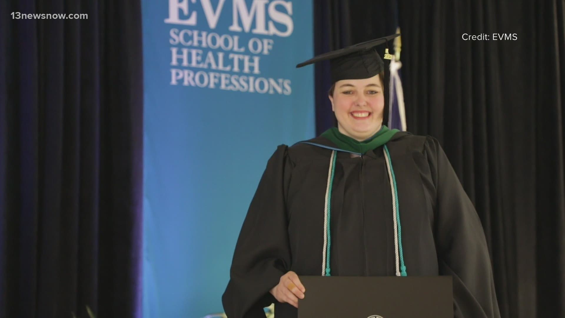 A 29-year-old has been in a wheelchair for a few months now, but on her graduation day, she got up and walked across a stage to receive her diploma.