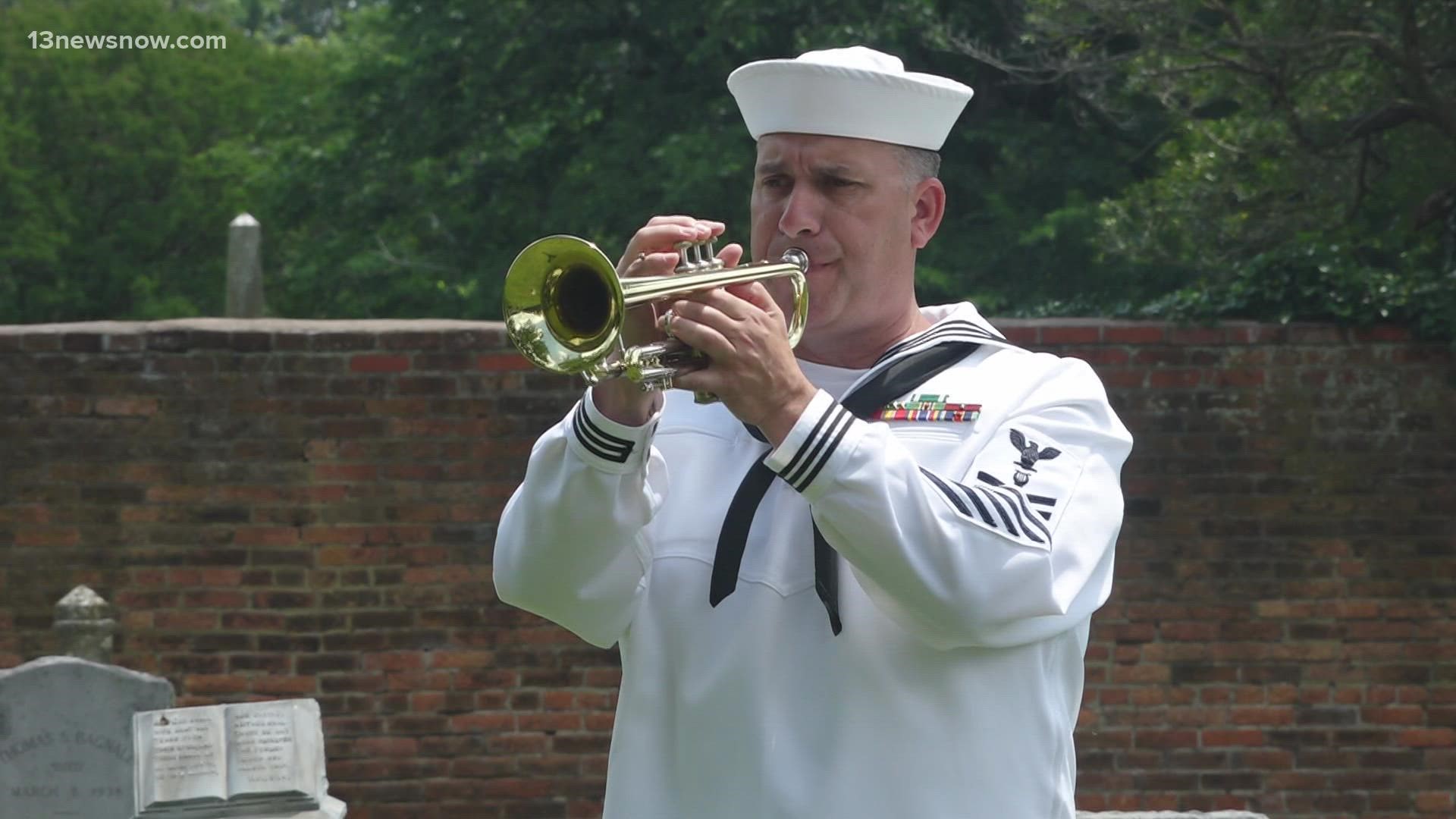 People gathered at two separate Memorial Day ceremonies on Monday. The first was at West Point Cemetery, then at Wisconsin Square.