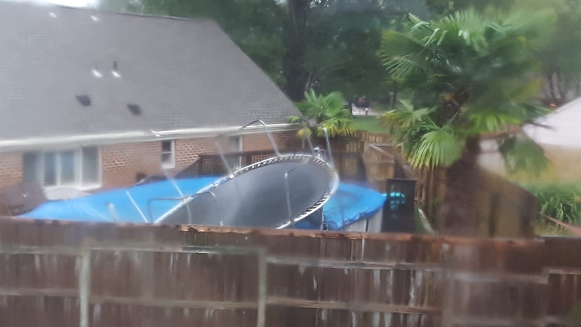 How to secure trampoline in tropical storm, hurricane