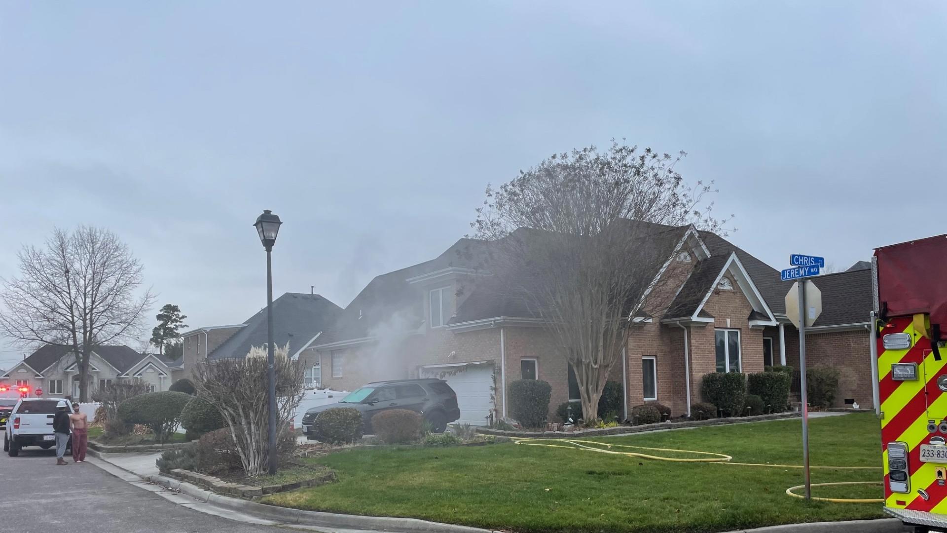 6 people, 3 dogs displaced after Chesapeake house fire | 13newsnow.com