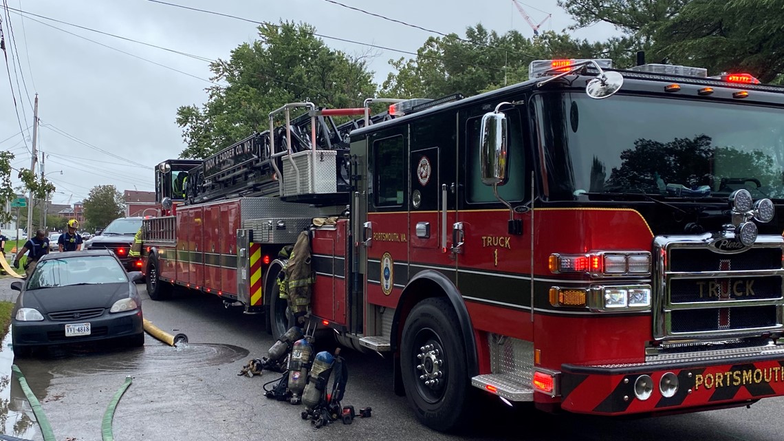 Residents displaced after house fire in Portsmouth