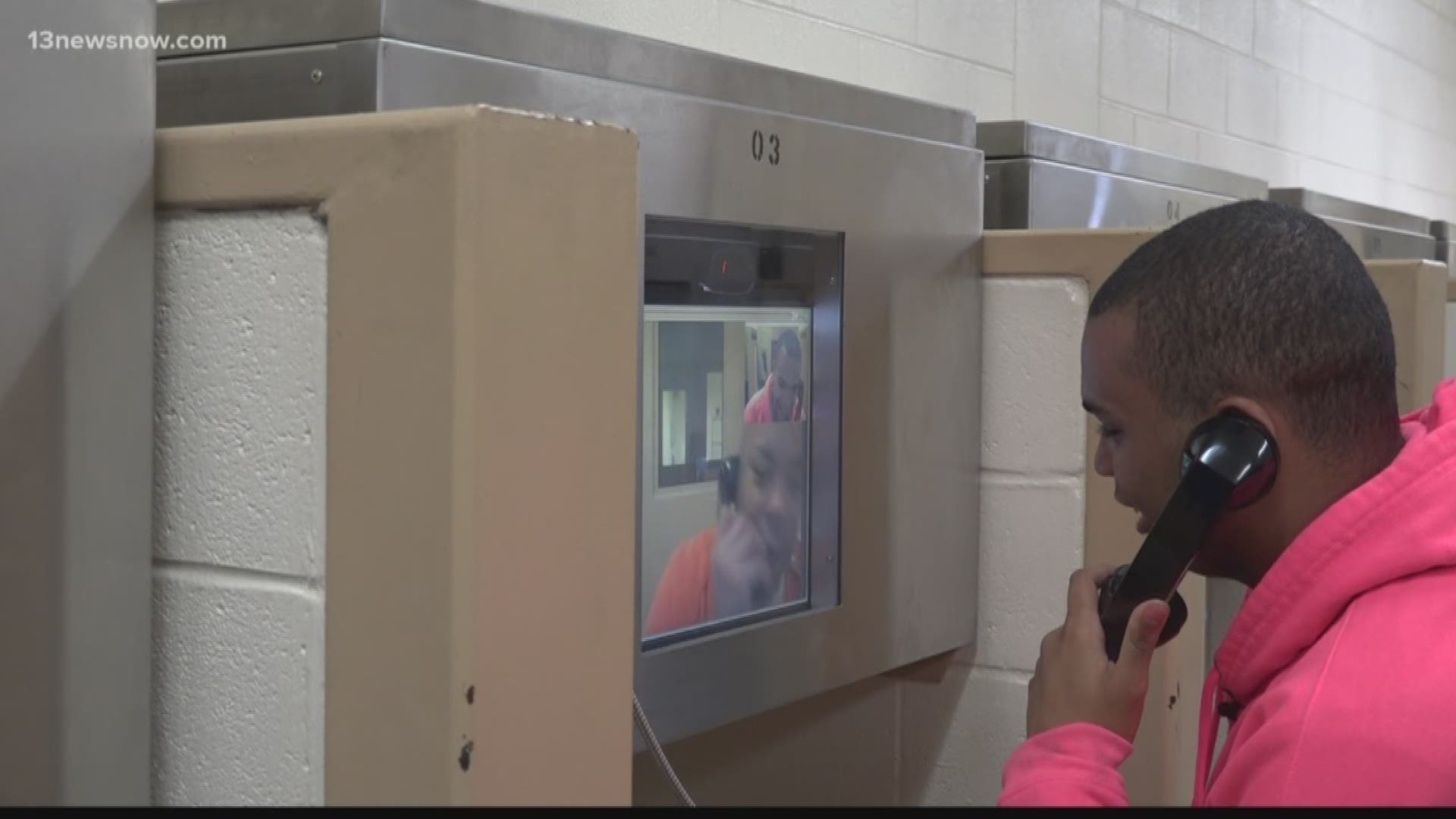 Inmates at the Virginia Beach Correctional Center can video chat with friends and family again. For three months the visitation system was down. It's been running successfully for a week now.