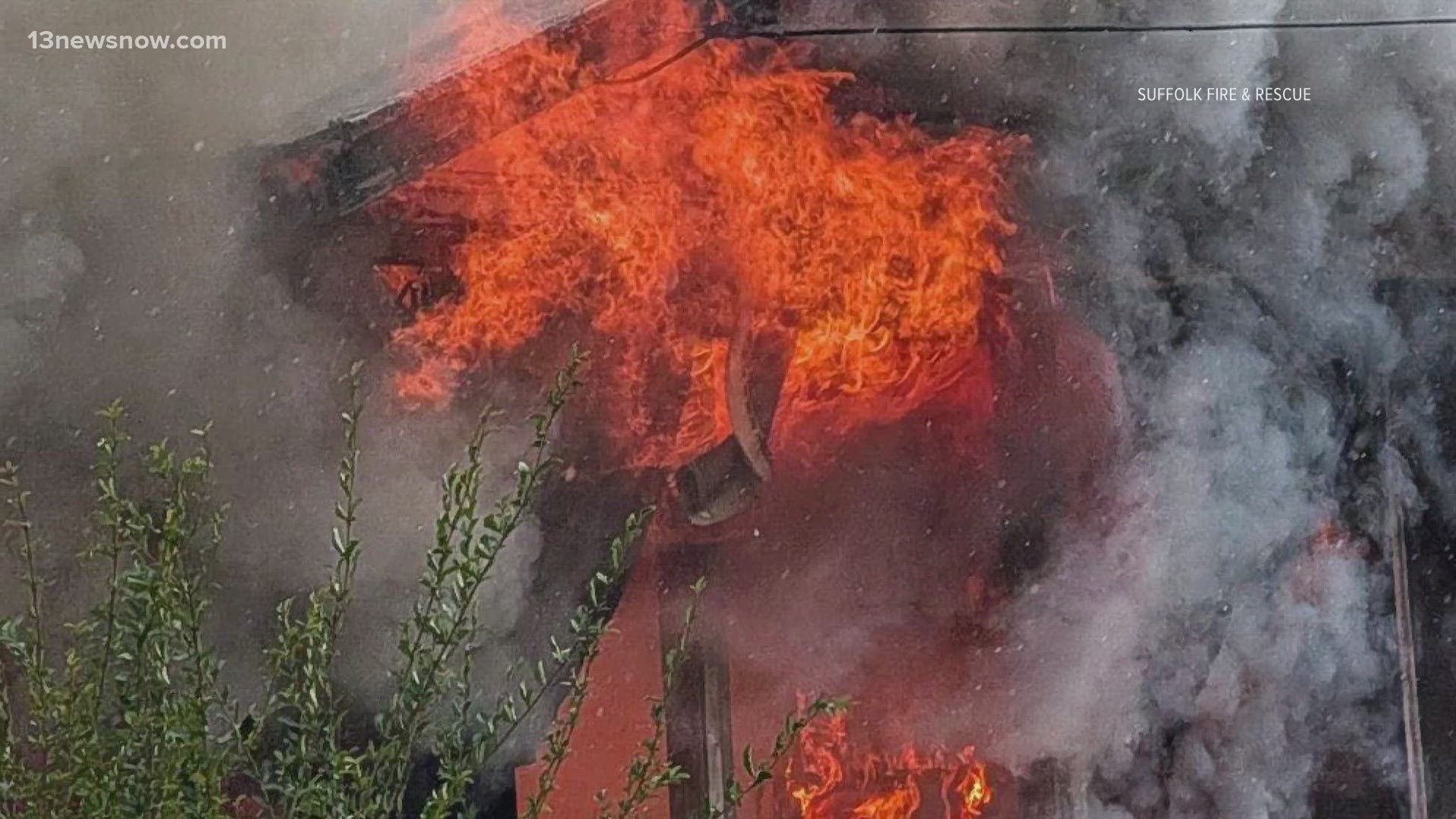 4 people displaced after house fire in Suffolk | 13newsnow.com