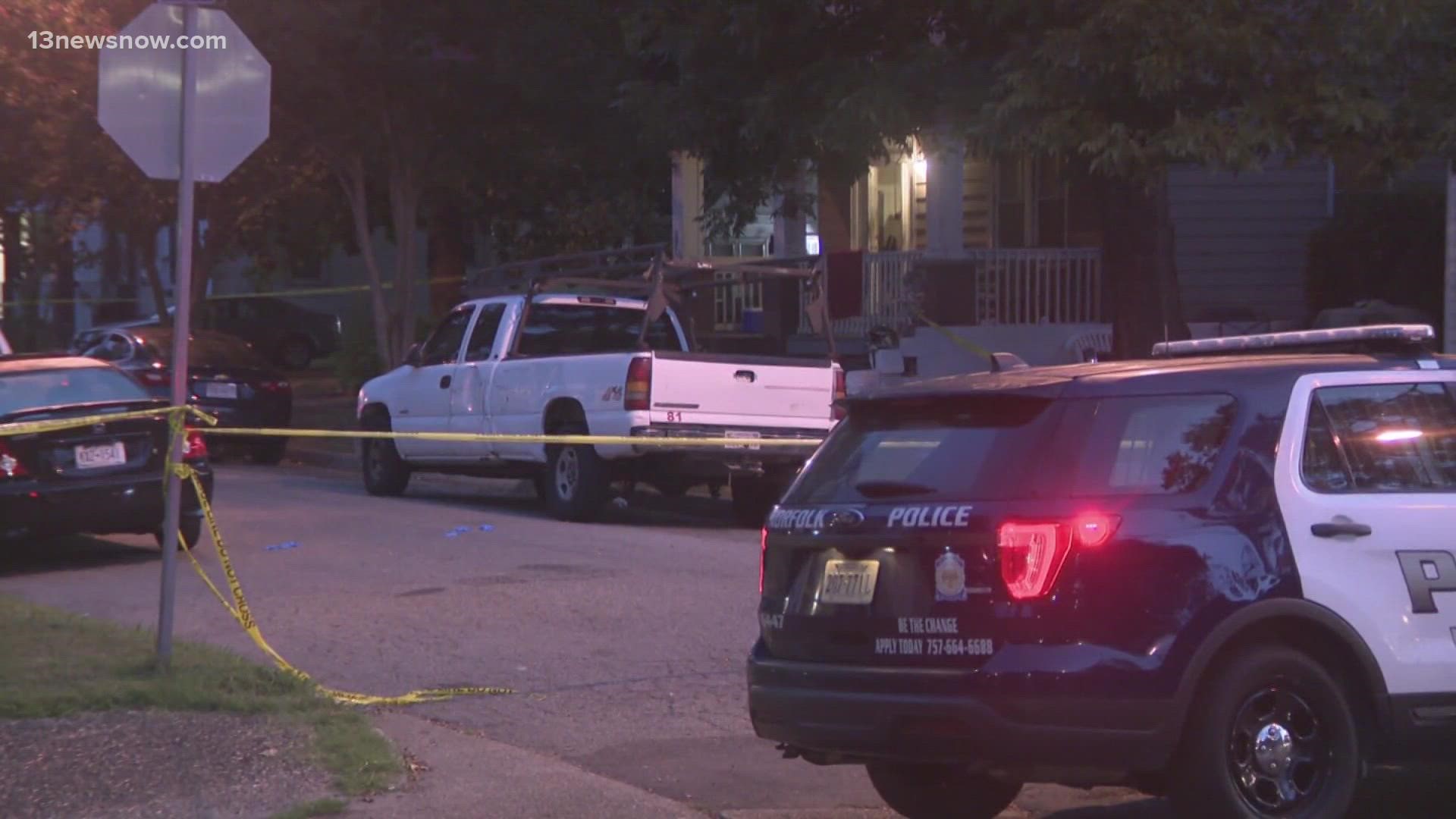 Cellphone video taken by someone who lives on Vincent Avenue shows officers swarming the scene and shouting at a man to come out of a house with his hands up.