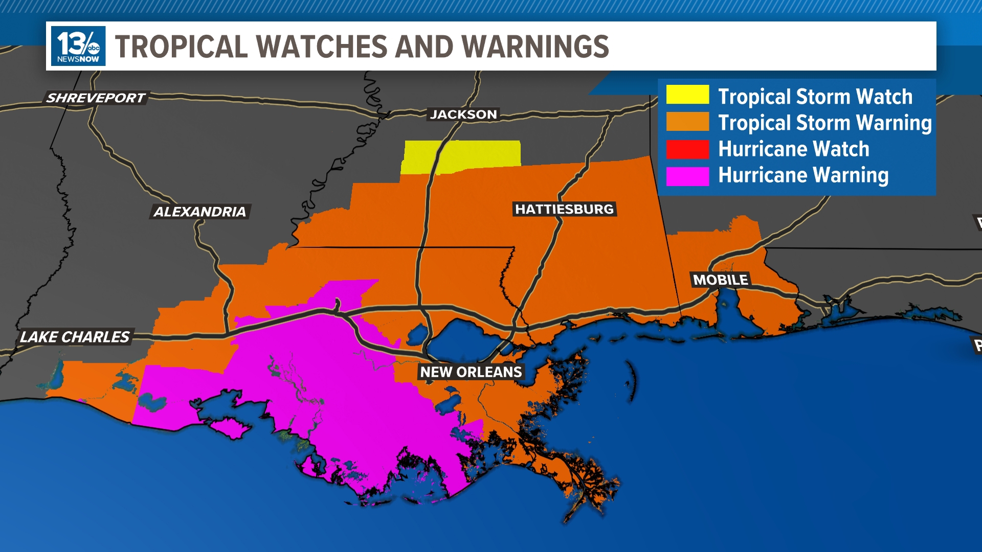 Tropical Storm Update: Francine forms in Gulf of Mexico | 13newsnow.com