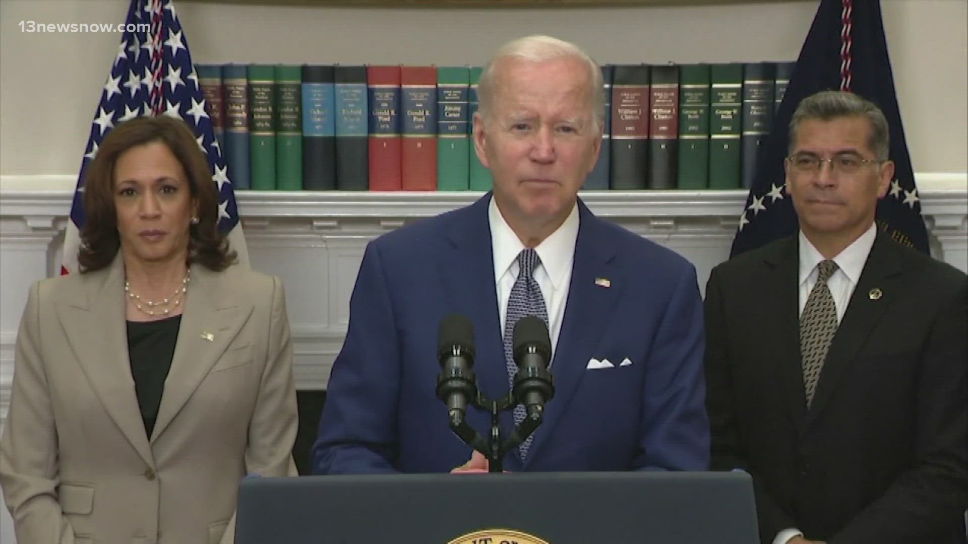 President Joe Biden and Vice President Kamala Harris took their campaign to Virginia on Tuesday.