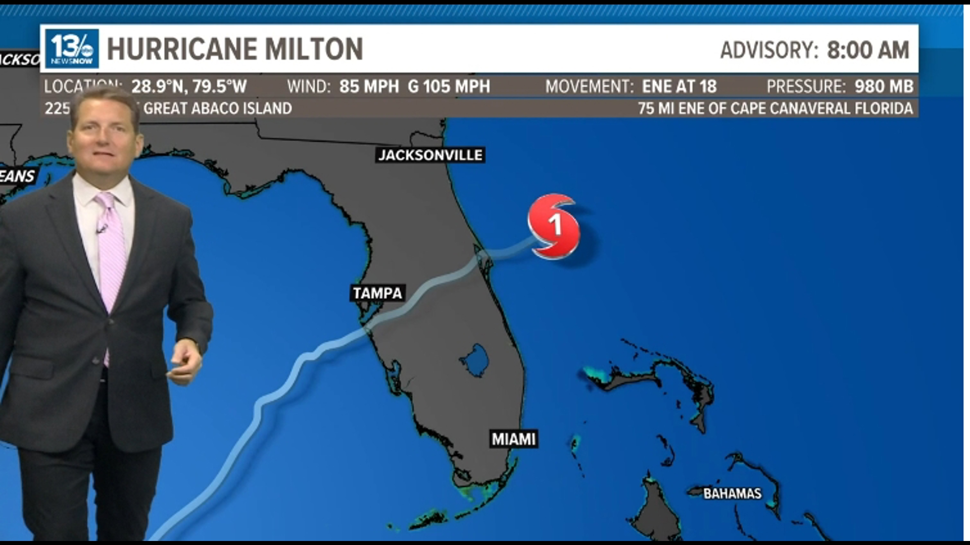 Milton made landfall at 8:30 p.m. Wednesday evening in Siesta Key, Florida.