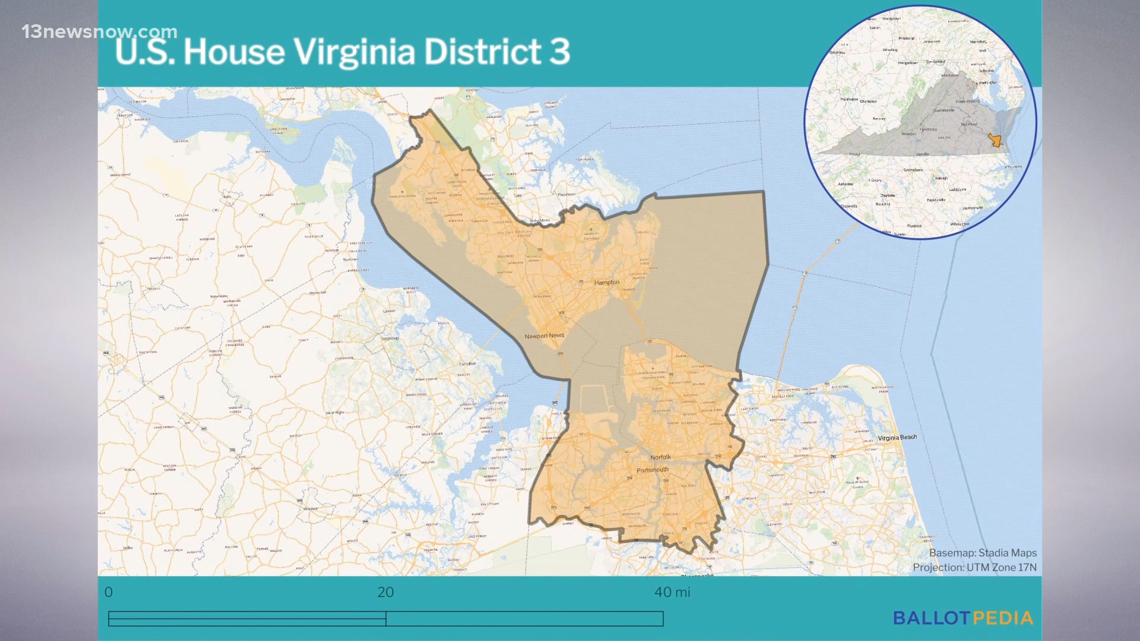 Virginia 2024 candidates Scott vs Sitka in the 3rd District