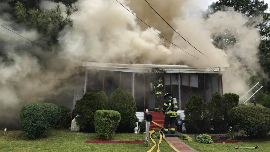 One person displaced in Suffolk house fire