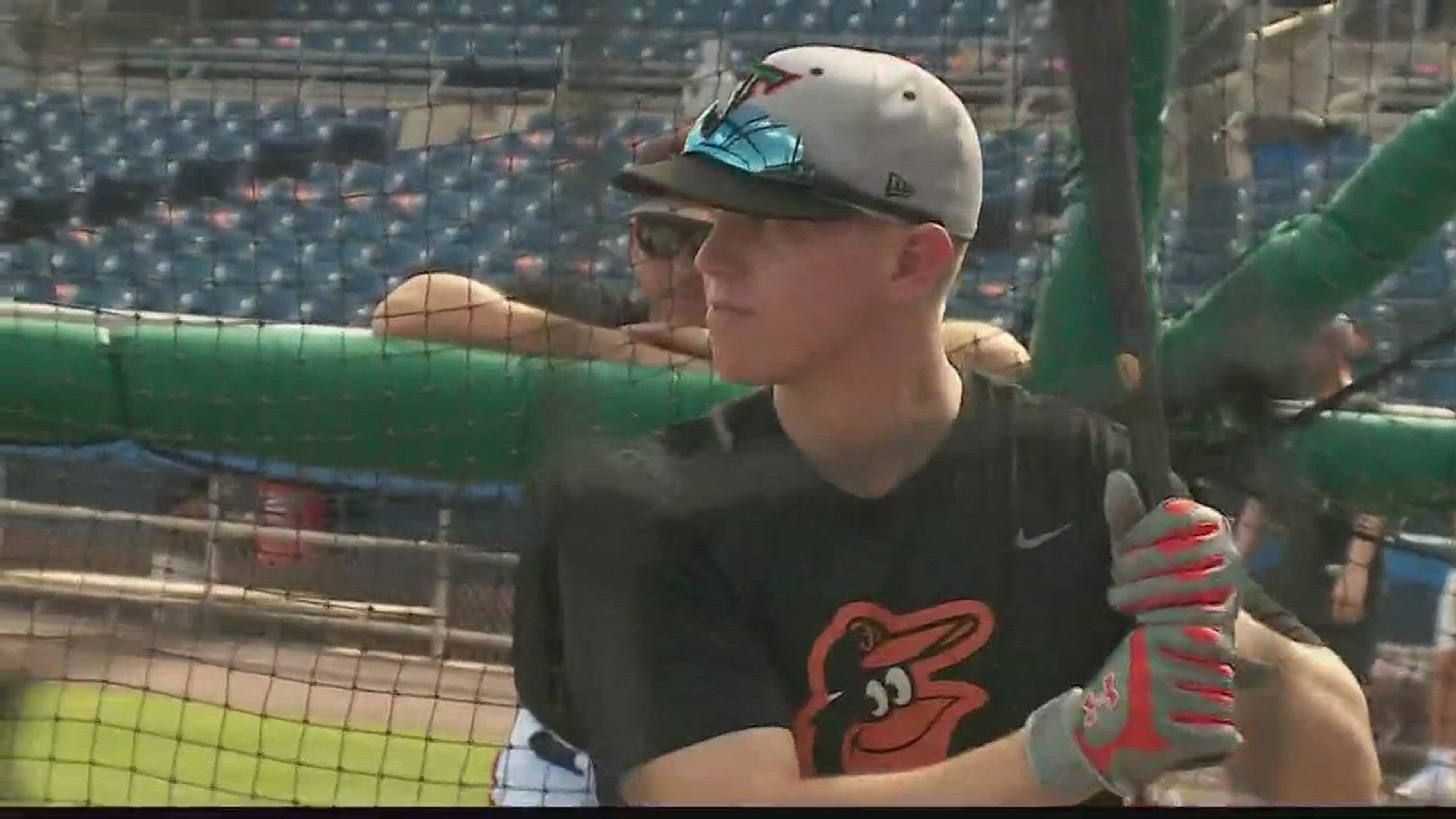 The Tides catcher is the number one prospect in the Orioles system. He's been playing up to expectations this season.