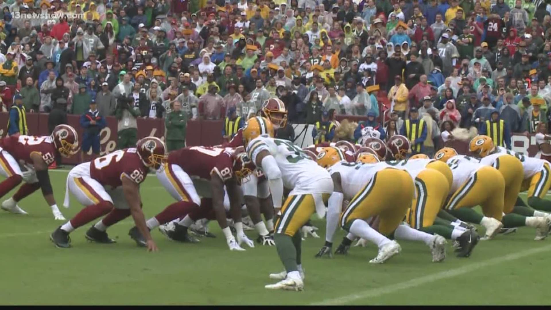 Washington QB, Alex Smith passed for 2 touchdowns and Adrian Peterson rushed for 2 more as they won over Green Bay 31-17. 13 Sports Director Scott has a recap of the game.