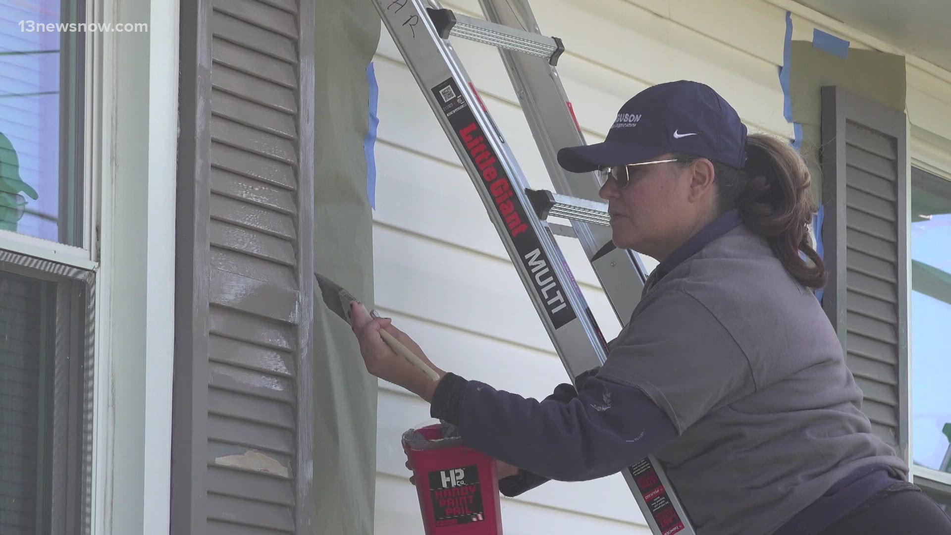 A new nonprofit initiative to repair and restore homes across Hampton Roads embarked on their first project on Wednesday.