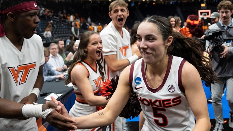 Amore's career-high 29 points leads Hokies to their first-ever Elite Eight