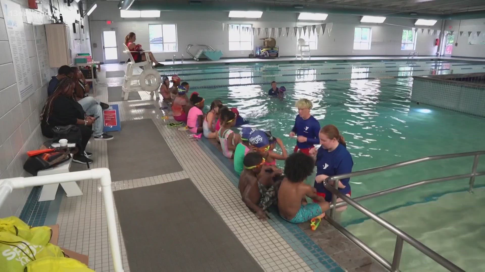 The YMCA of South Hampton Roads made an effort to help with free water safety lessons for kids.